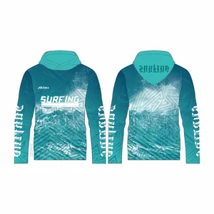 Camisa de pesca personalizada para hombre, ropa de senderismo con protección solar, de manga larga, sublimación, Jersey de pesca en blanco, nuevo diseño