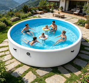 Vanace Inflatable Swimming <b>Pool</b> with Bar and Seats Party <b>Pool</b> - Product Image 1