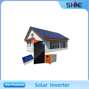 Aangepaste 5KW ~ 20KW Off Grid Solar <span class=keywords><strong>Inverter</strong></span> op het net aangesloten zonne-energiesysteem complete kit zonnepanelen met batterij en omvormer - Product Image 3