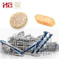Ligne de production de craquelins de riz japonais Senbei, machine industrielle de transformation de snacks au riz, projet clé en main