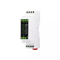 Modul Konverter Komunikasi Serial WaveShare DIN-Rail RS232 ke RS485 Isolasi Digital Aktif Komunikasi Industri