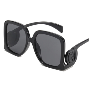 Nouvelles <span class=keywords><strong>Lunettes</strong></span> de Soleil Tendance <span class=keywords><strong>2023</strong></span> pour <span class=keywords><strong>Femme</strong></span>, Carrées, Protection UV400, Luxe, PC, Grandes Marques, Surdimensionnées - Product Image 1