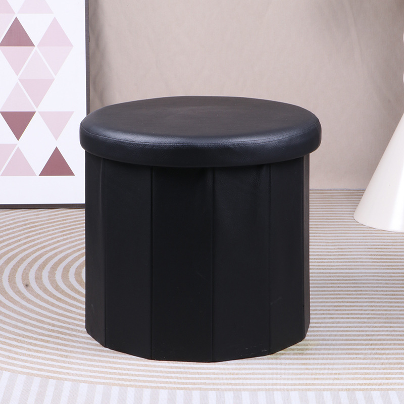 Cuir rond noir