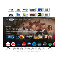 Televisor inteligente QLED de 32/43/50/65/75/85/100 pulgadas 4K HD de pantalla completa con 16 GB integrados, envío el mismo día. Apto para hoteles y cines.