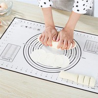 Tapis de cuisson personnalisable en silicone et fibre de verre de qualité alimentaire, écologique, antidérapant, pour pétrir et étaler la pâte, idéal pour la pâtisserie