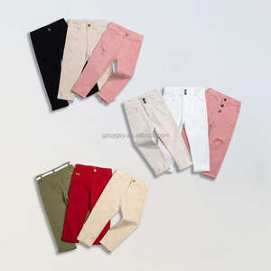 ชุดเครื่องแบบนักเรียนสีกากีสำหรับเด็กกางเกงสีทึบแบบลำลองสำหรับเด็กประถมและมัธยม - Product Image 3