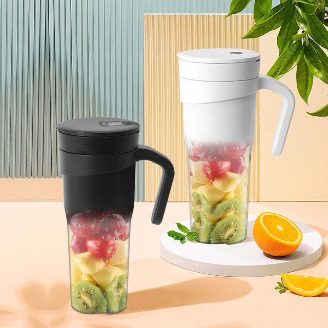 Electric Mixer Mini Fruit Juice Blender USB Rechargeable 470ML Juicer Food Processor Blender