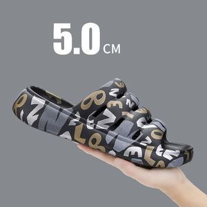 Chaussons d'extérieur décontractés pour hommes grandes tailles, best-sellers, tendance, à semelle épaisse, légers et antidérapants, printemps/été, pour la marche décontractée - Product Image 3