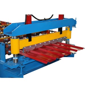 Machine de fabrication de tuiles métalliques ondulées à haute efficacité en promotion, faible MOQ, machine automatique de formage à froid de tuiles en acier. - Product Image 6
