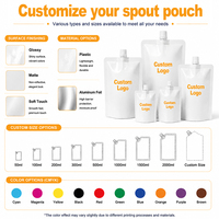 Bolsas de Agua Transparentes Portátiles de 2L y 5L con Boquilla, Asa y Válvula, Impresión Personalizada, Anticorrosivas y a Prueba de Fugas
