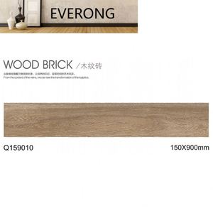 Carreaux de sol en <span class=keywords><strong>grès</strong></span> frais en <span class=keywords><strong>bois</strong></span> foncé avec effet brun 150*900mm pour le salon - Product Image 2