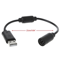 Pour Xbox 360 Controller Breakaway Cable USB Extension PC Adaptateur avec cordon de connexion en plastique durable