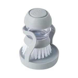 Homeused Kitchen Cleaning Tools Pan Pot Sponge Brushes Dish Washing Cleaning Brush With Soap Dispenser