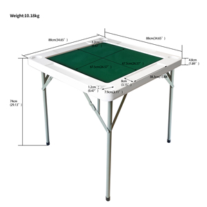 Table pliable Portable pâques mah-jong, nouveau Design <span class=keywords><strong>de</strong></span> <span class=keywords><strong>carte</strong></span> dominos <span class=keywords><strong>de</strong></span> <span class=keywords><strong>Poker</strong></span> avec porte-tasses et supports <span class=keywords><strong>de</strong></span> pièces <span class=keywords><strong>de</strong></span> monnaie - Product Image 3