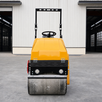 Mini-rouleau compresseur vibrant à roues en acier de 3 tonnes certifié EPA, prix direct usine, fonctionnement silencieux pour la construction routière