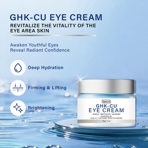 Crema <span class=keywords><strong>Contorno</strong></span> <span class=keywords><strong>Occhi</strong></span> GHK-Cu Anti-Gonfiore, Anti-Occhiaie, Anti-Rughe, Rassodante, Riparatrice della Barriera Cutanea - Product Image 2