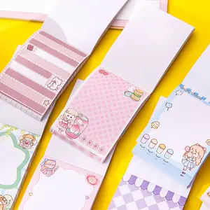 Wholesale Student Stationery And Gift Promotional Stationery Gift Children's Cute Color Paper Memo Pad Sticky Note