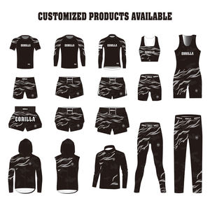 Shorts de compression intégrés 2 en 1 personnalisés pour hommes MMA UFC BJJ Boxe Combat Muay Thai Entraînement en salle de sport <span class=keywords><strong>Gladiator</strong></span> - Product Image 4