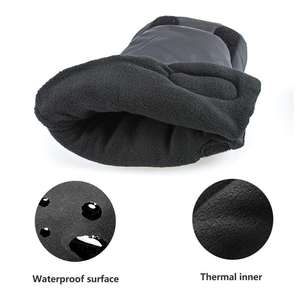 Winter <strong>Waterproof</strong> Anti-Freeze Stroller Accessories Pram Hand Warmer, Stroller Handle <strong>Gloves</strong>, Warm Hand <strong>Gloves</strong> for Pushchair - Product Image 4