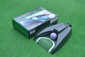 Training Automatic Indoor/Outdoor Golf Putting Machine Training Aid With Auto Returning Cup Practice Hole Returner Trainers