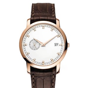 Montre mécanique élégante et neutre de 38 mm, mouvement automatique à remontage automatique, design fin - Product Image 1