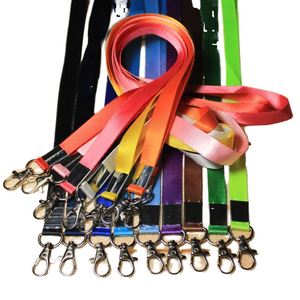 <b>Custom</b> Sublimation Breakaway <b>Keychain</b> Badge Lanyards Nylon Logo In-Stock Plain Blank Polyester Lanyard for Promotional Use - Product Image 4