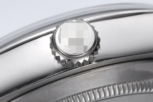 Montre de plongée mécanique pour homme avec panneau rouge, verre saphir, résistance à l'eau 100 bars, fermoir caché, édition limitée, acier inoxydable - Product Image 5