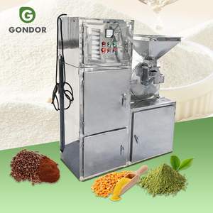 Broyeur industriel de cannelle, moulin micro-pulvérisateur, machine à poudre de talc avec dépoussiéreur - Product Image 1