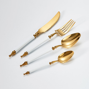 Set di posate in acciaio inox 304 di alta qualità colonna romana coltello forchetta cucchiaio stoviglie può essere utilizzato per l'<span class=keywords><strong>argenteria</strong></span> ristorante dell'hotel - Product Image 2
