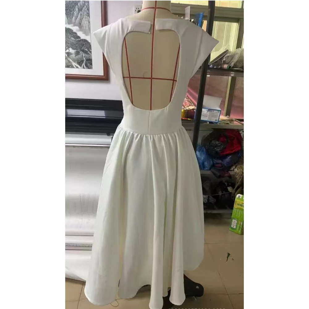 la lune backless midi dress copper Shona Joy La Lune Backless Midi Dress in Cream – Coco & Lola main image 1