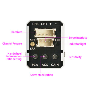 Hotrc F11 tự động ổn định kiểm soát con quay hồi chuyển cho RC drift Đua Xe Chuyên Nghiệp RC Gyro tích hợp nhỏ gọn - Product Image 3