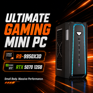 Potente Mini <span class=keywords><strong>PC</strong></span> AMD Ryzen R5 / R7 / R9 con 96GB DDR5, Ideal para Diseño Gráfico, Renderizado 3D y Edición de Video - Product Image 2