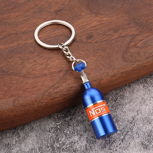 Llavero de botella de óxido <span class=keywords><strong>nitroso</strong></span>, colgante metálico para coche, estilo JDM, regalo al por mayor para hombres, suministro de fábrica - Product Image 4