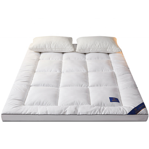 Surmatelas en microfibre blanc 1500 g/m², 14 <span class=keywords><strong>cm</strong></span>, surmatelas extra épais, surmatelas et protège-<span class=keywords><strong>matelas</strong></span> - Product Image 1