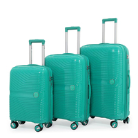 OMASKA Bolsas de Viaje de PP Personalizadas, Maletas de 20, 24 y 28 Pulgadas, Equipaje de Mano con Carro
