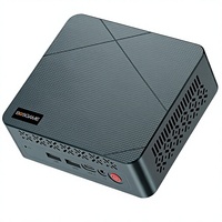 Mini PC BOSGAME E2 AMD Ryzen 5 3500U (jusqu'à 3,7 GHz) 16 Go DDR4 512 Go NVMe SSD Triple affichage 4K via double USB-C WiFi 5 BT 5.0