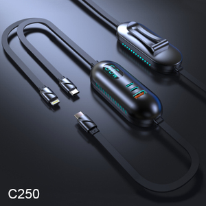 <span class=keywords><strong>Chargeur</strong></span> de voiture 6-en-1, <span class=keywords><strong>chargeur</strong></span> super rapide, nouveau modèle 2025, câble allongé de 1,5 m, <span class=keywords><strong>chargeur</strong></span> pour siège arrière de voiture - Product Image 1