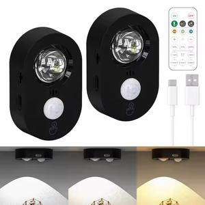 Mini Lámpara LED Inteligente de Pared con Sensor 3000K para Iluminación Ascendente, Uso Interior, Cocina, Armario, Dormitorio, Fabricada en Aluminio - Product Image 3