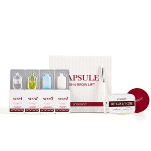 Iconsign Home Lotion de fixation pour permanente en <span class=keywords><strong>capsule</strong></span> jetable, soin nourrissant après-soin 2 en 1 pour le lifting des cils et des sourcils, kit en blister <span class=keywords><strong>avec</strong></span> baume adhésif - Product Image 2