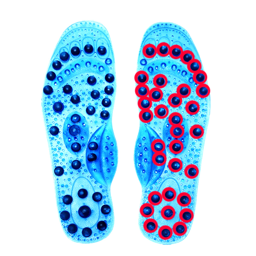Semelles De Massage Et Réflexologie Plantaire Magnétiques LHKJ - Taille Unique, Noir, Pour Chaussures