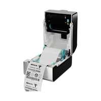 Imprimante d'étiquettes de codes-barres à transfert thermique de bureau Gainscha GS-2406T PLUS 4 pouces, imprimante d'étiquettes de codes-barres pour textiles satinés, marquage par lavage