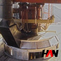 Four métallurgique de haute qualité de fonderie de plomb de fours à arc submergés 100kw pour la fonte de fer d'acier de ferraille