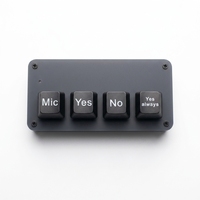 Voice-to-text Quick Reply Keyboard Office Programmable Macro Mini Keyboard Quick-reply Keyboard Vibe Coding With AI Keyboard