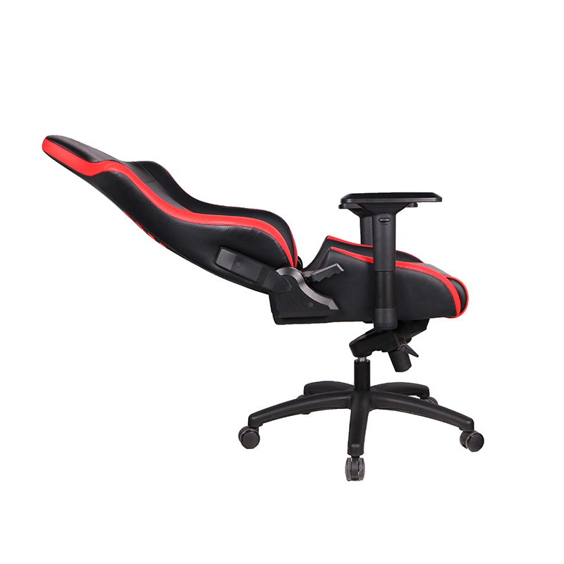 OEM PC Adjustable Ergonomic custom red game chair PU leather for computer game
