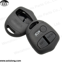 Coque de clé de voiture à 2/3 boutons, coque de clé de véhicule à distance de remplacement pour Mitsubishi