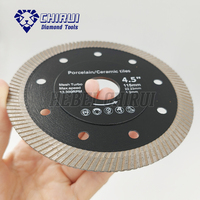 Disque de coupe diamanté à sec ultra-mince 125 mm pour carrelage, à pressage à chaud sans éclats, OEM privé, pour jantes turbo