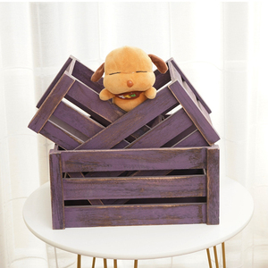 Thùng gỗ màu cam thùng gỗ thiết lập của 3 gỗ làm tổ lưu trữ - Product Image 5