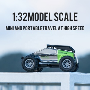 Mini coche de carreras <span class=keywords><strong>a</strong></span> Control remoto para niños, vehículo de carreras de alta velocidad, 20 km/h, 2,4 Ghz, 1/32 - Product Image 4