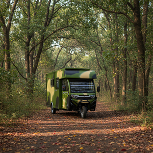 BAOBO Fabricant chinois Prix bas Mini <span class=keywords><strong>camping</strong></span>-<span class=keywords><strong>car</strong></span> électrique à 3 roues, <span class=keywords><strong>camping</strong></span>-<span class=keywords><strong>car</strong></span> à moteur 3500W, autonomie 120-150 km - Product Image 1