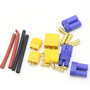 Adaptador de enchufe hembra macho con cable de silicona y tubo retráctil para Dron RC <span class=keywords><strong>FPV</strong></span>, XT60 XT90 EC3 EC5 - Product Image 5